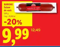 Lidl BARONI Salam de vară Ofertă