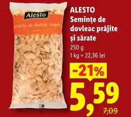 Lidl ALESTO Seminţe de dovleac şi sărate Ofertă