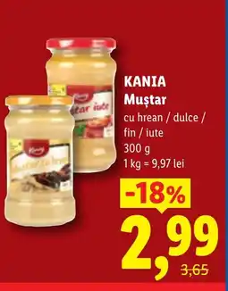 Lidl KANIA Muştar Ofertă