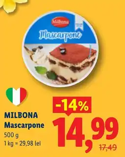 Lidl MILBONA Mascarpone Ofertă