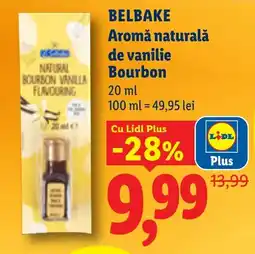 Lidl BELBAKE Aromă naturală de vanilie Bourbon Ofertă