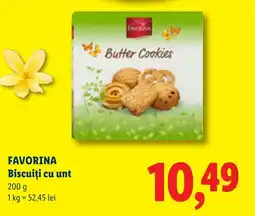 Lidl FAVORINA Biscuiţi cu unt Ofertă