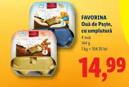 Lidl FAVORINA Ouǎ de Paște, cu umplutură Ofertă