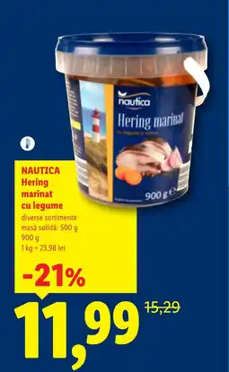 Lidl NAUTICA Hering marinat cu legume Ofertă