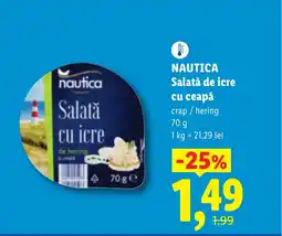 Lidl NAUTICA Salată de icre cu ceapă Ofertă