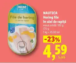 Lidl NAUTICA Hering file în ulei de rapiţă Ofertă