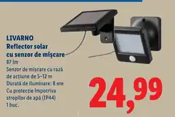 Lidl LIVARNO Reflector solar cu senzor de mişcare- Ofertă