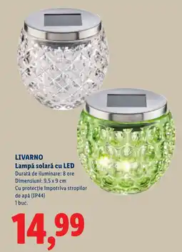 Lidl LIVARNO Lampă solară cu LED Ofertă