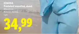 Lidl ESMARA Pantaloni muselină, damă Ofertă