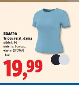 Lidl ESMARA Tricou reiat, damă Ofertă