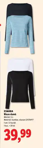 Lidl ESMARA Bluze damă Ofertă