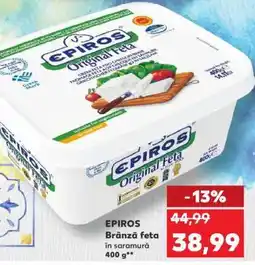 Kaufland EPIROS Brânză feta în saramură Ofertă