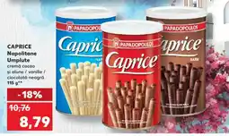 Kaufland CAPRICE Napolitane umplute Ofertă
