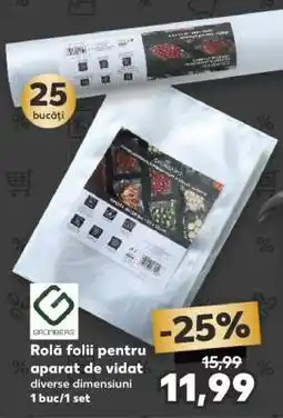 Kaufland Rolă folii pentru aparat de vidat Ofertă