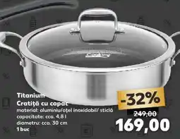 Kaufland Titanium Cratiță cu capac Ofertă