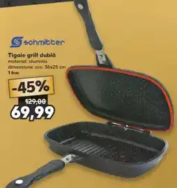 Kaufland Tigaie grill dublă Ofertă
