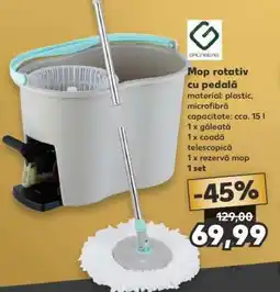 Kaufland Mop rotativ cu pedală Ofertă