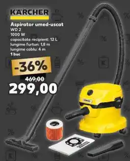 Kaufland Aspirator umed-uscat WD 2 Ofertă