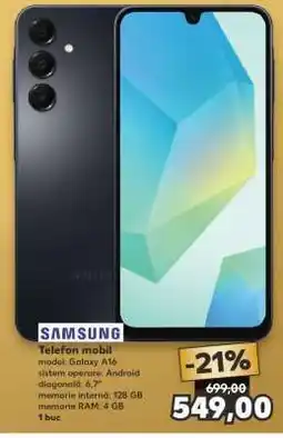 Kaufland Telefon mobil Samsung Galaxy A16 Ofertă