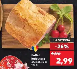Kaufland Cotlet haiducesc afumat, cu os 100 g Ofertă