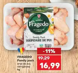 Kaufland FRAGEDO Family pack aripi de pui, refrigerate kg Ofertă