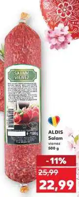 Kaufland ALDIS Salam vienez 500 g Ofertă