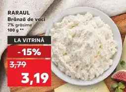 Kaufland RARAUL Brânză de vaci Ofertă