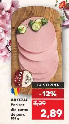 Kaufland ARTIZAL Parizer din carne de porc Ofertă
