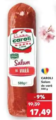 Kaufland CAROLI Salam de vară 500 g Ofertă