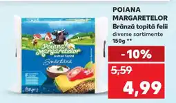 Kaufland POIANA MARGARETELOR Brânză topită felii Ofertă