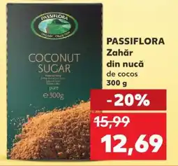 Kaufland PASSIFLORA Zahăr din nucă de cocos 300 g Ofertă