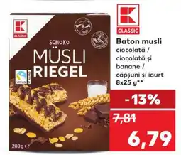 Kaufland Baton musli Ofertă