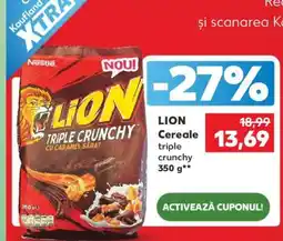 Kaufland LION Cereale triple crunchy 350 g Ofertă