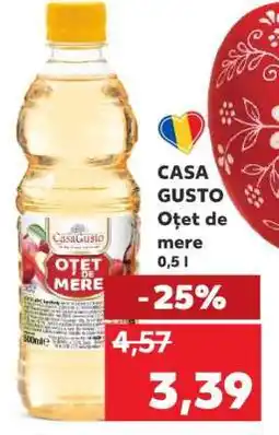 Kaufland CASA GUSTO Oțet de mere 0,5 l Ofertă