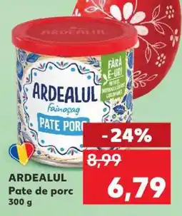 Kaufland ARDEALUL Pate de porc Ofertă