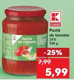Kaufland Pastă de tomate Ofertă
