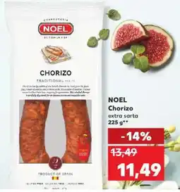 Kaufland NOEL Chorizo extra sarta 225 g Ofertă