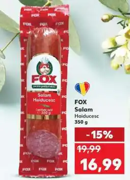 Kaufland FOX Salam haiducesc Ofertă