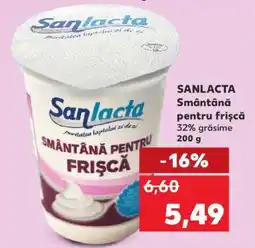 Kaufland SANLACTA Smântână pentru frișcă Ofertă
