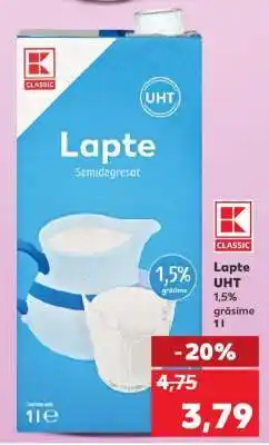 Kaufland Lapte UHT Ofertă
