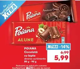 Kaufland POIANA CIOCOLATĂ CU LAPTE Ofertă