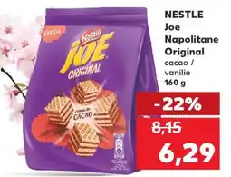 Kaufland NESTLE JOE Napolitane Original Ofertă