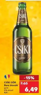 Kaufland CSÍKI SÖR bere blondă Ofertă