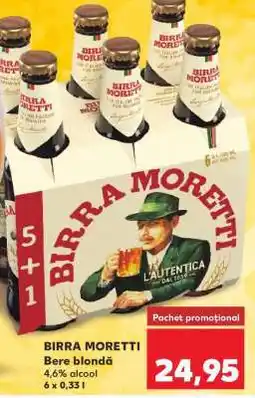 Kaufland BIRRA MORETTI Ofertă