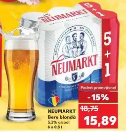 Kaufland NEUMARKT Bere blondă Ofertă
