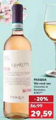 Kaufland PASQUA Vin rosé sec Chiaretto di Bardolino Ofertă