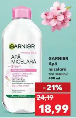 Kaufland GARNIER Apă micelară ten sensibil 400 ml Ofertă