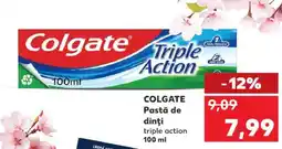 Kaufland COLGATE Pastă de dinți triple action 100 ml Ofertă