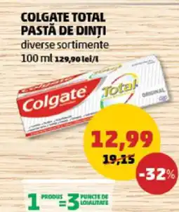 Penny COLGATE TOTAL Pastă de dinți Ofertă