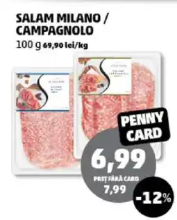 Penny SALAM MILANO / CAMPAGNOLO Ofertă